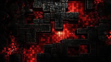 digital black and red abstract background photo