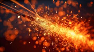 flame fire spark photo