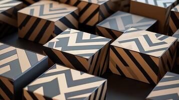 interlocking box pattern photo