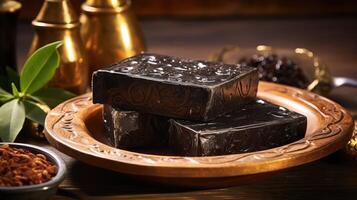 olive moroccan black soap photo