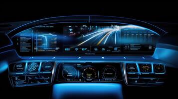 dashboard vehicle data photo