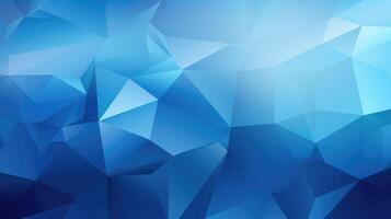 design abstract blue polygon background photo