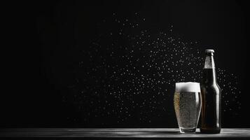 bubbles beer outline photo