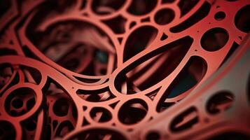 design red metallic template photo