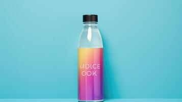 customizable water bottle mock up photo