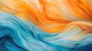 tie blue and orange texture photo