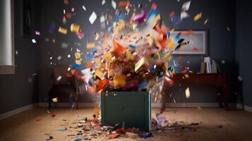 chaos box exploding photo