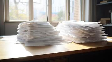stack white texture paper photo