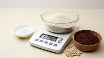 measurement scale on white photo
