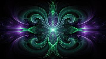 digital purple green abstract photo