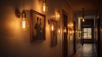 nostalgic house light bulb photo