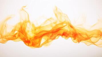 light flame white background photo