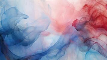 dreamy blue and red abstract photo