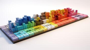 atomic periodic table 3d photo