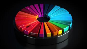 analysis colorful data photo
