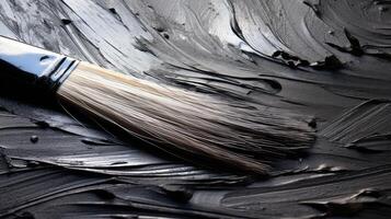 ink brush texture photo