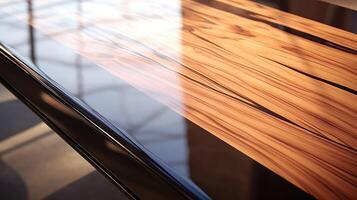 smooth table top wood photo