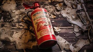 inspection fire extinguisher label photo