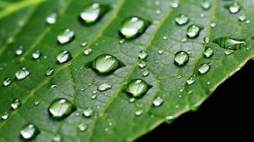 raindrops lines leaf photo