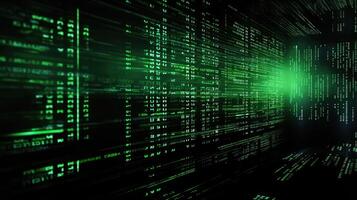 digital green black tech background photo