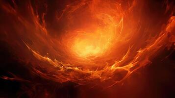explosion orange vortex photo