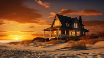 sunlight lightening house photo