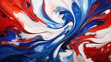 blend abstract red white blue photo