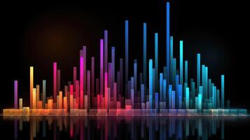 performance data bar chart photo