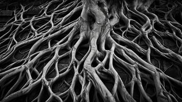 sculpture tree and root photo