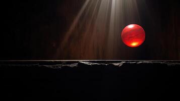 defying red orb photo