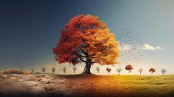 transition tree timeline photo