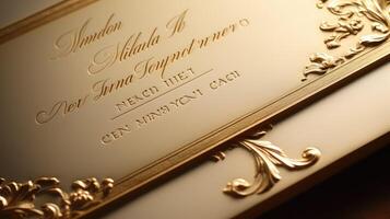 shimmer gold font script photo