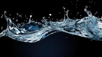 stream water splash on transparent background photo