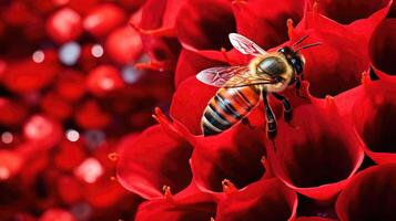 composition red honeycomb photo