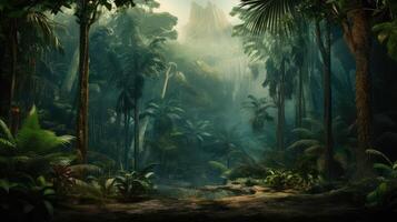 tropical palm tree background photo