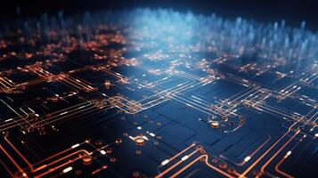 digital data abstract background photo