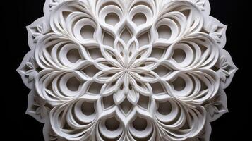 balance sacred geometry white photo