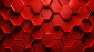honeycomb red geometric background photo