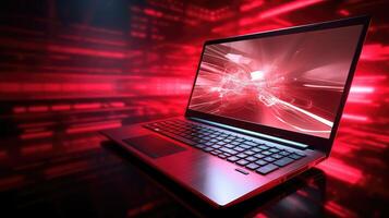 keyboard information technology red photo