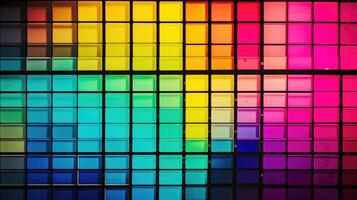 magenta cmyk color table photo