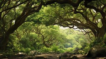 canopy brazilian pepper tree photo