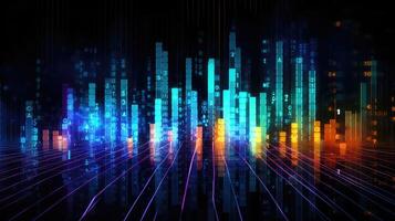 screen digital data background photo