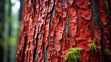 bark red wood forest photo