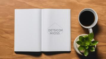 download book mock up photo