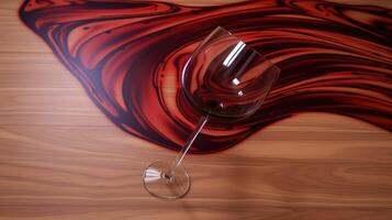abstract red wine spill photo