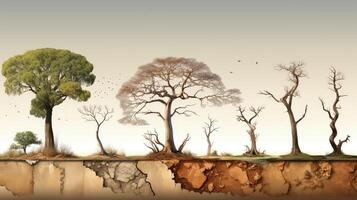 canopy tree growth stages photo