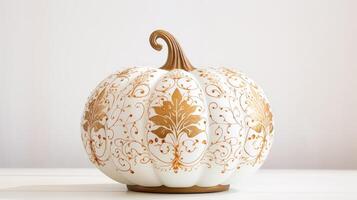 decor fall white background photo