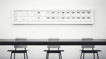 simple periodic table template photo