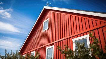 building red barn siding photo
