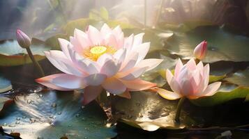 bloom lotus gold photo